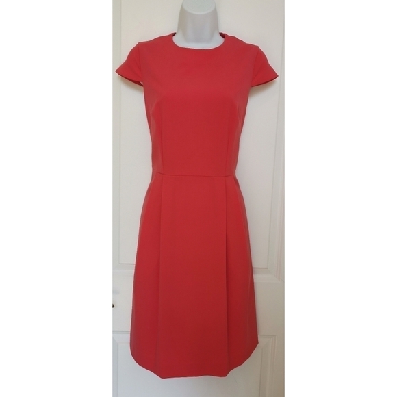 Marc New York peach coral Sheath dress cap sleeve Size s - Picture 2 of 13
